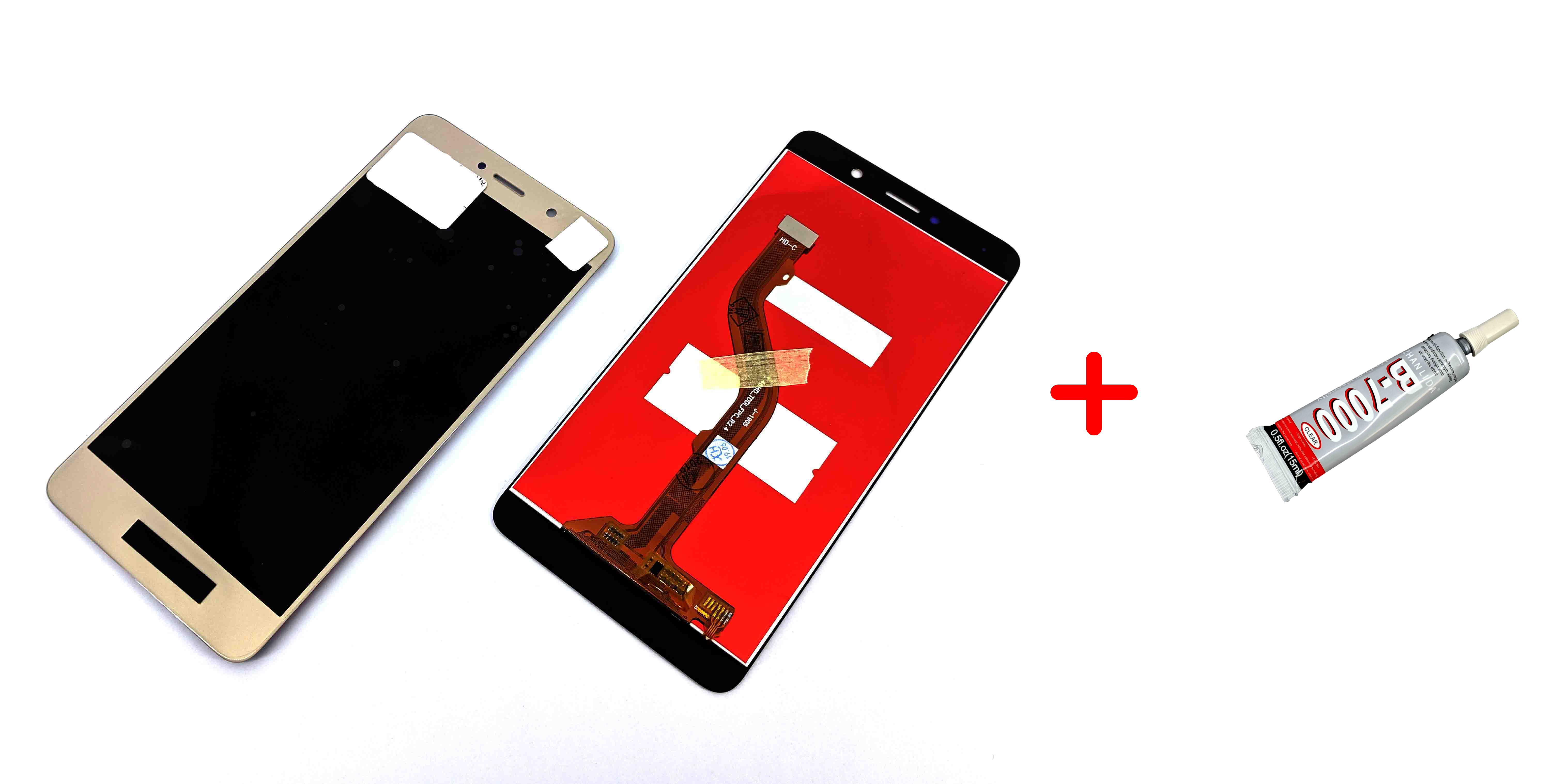 

Дисплей + сенсор (модуль) экран Huawei Y7 2017 (TRT-LX1, TRT-L21) Y7 Prime, Nova Lite Plus золотистый Original PRC + клей B7000