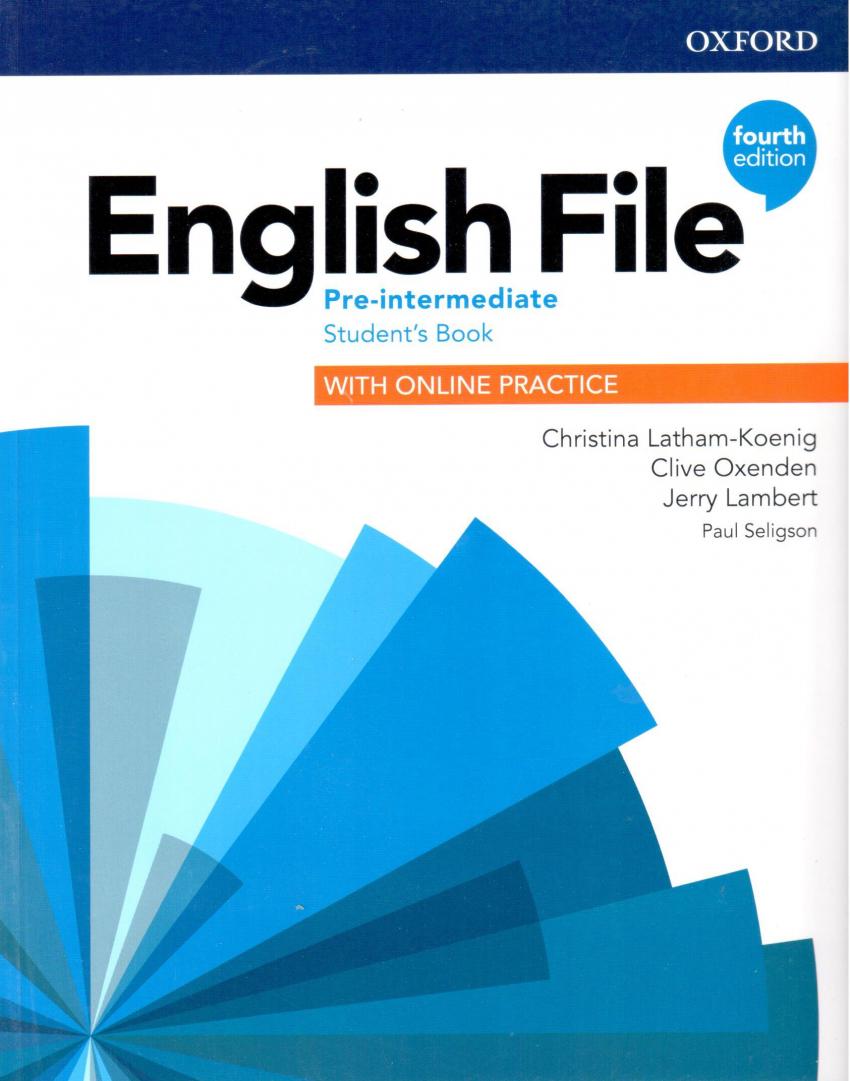 

Книга English File 4th edition Pre-Intermediate Student's Book with Online Practice