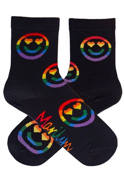 

Носки женские хлопковые - SL SMILEY RAINBOW MISS MARILYN W73, Носки женские хлопковые 36-40 SL SMILEY RAINBOW MISS MARILYN W73