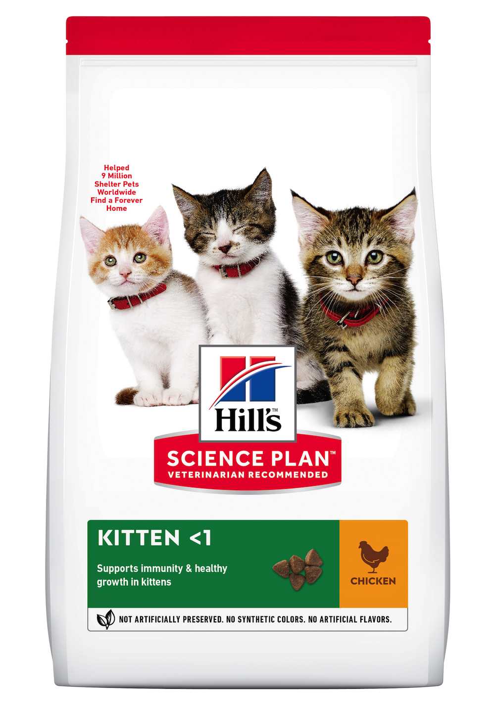 

Сухой корм для котят с курицей Hill's Science Plan Kitten 7 кг Hill`s BGL-HI-96