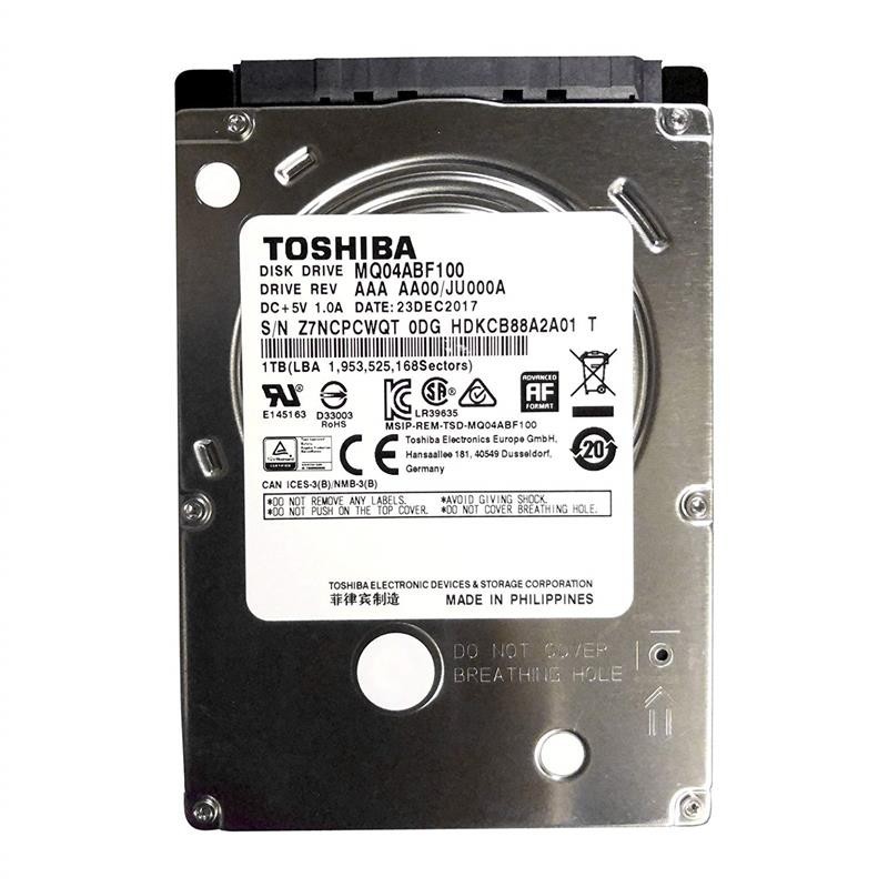 

Жесткий диск HDD SATA 1 TB Toshiba MQ04AB 5400rpm 128MB (MQ04ABF100)