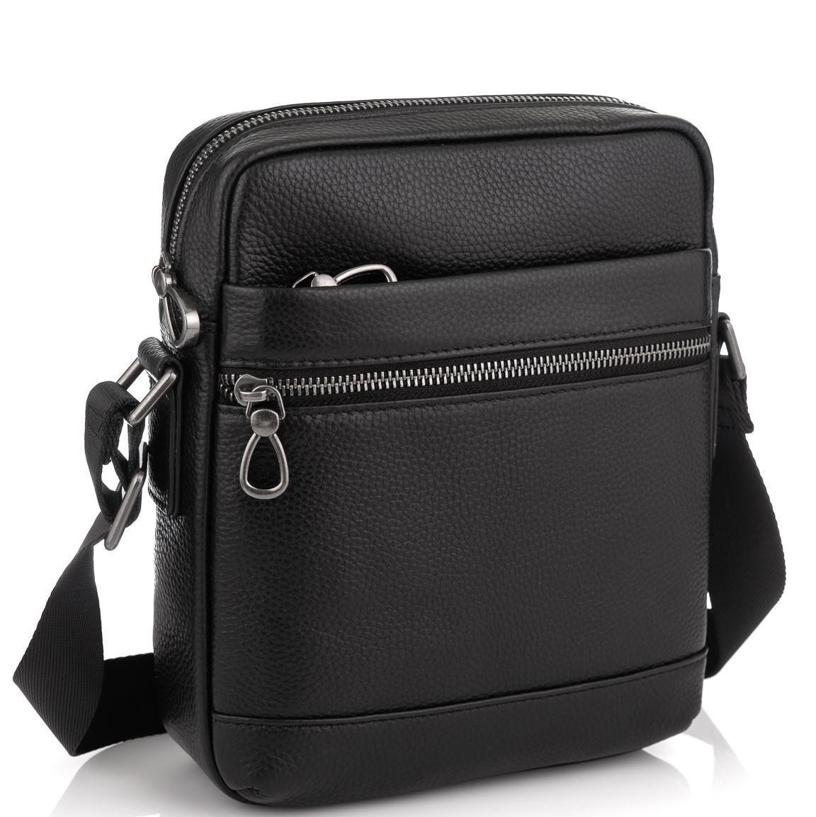 

Мужская кожаная сумка месенджер Tiding Bag 14428-NM 20,5x23,5x5,5 Черный