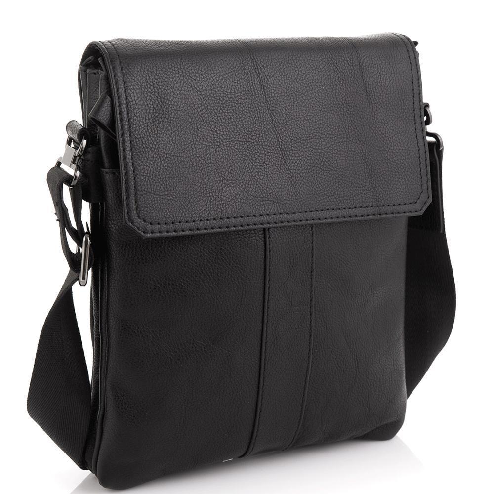 

Мужская кожаная сумка месенджер Tiding Bag 13764-NM 22 x 26 x 3 Черный