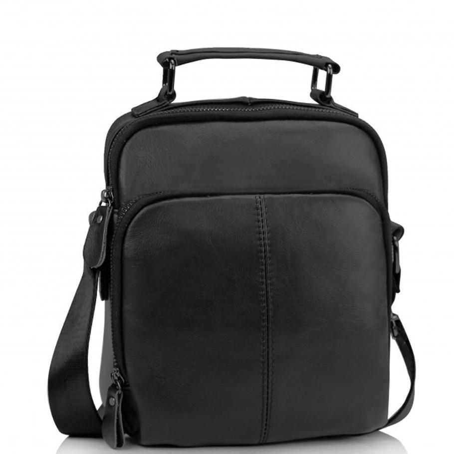 

Мужская кожаная сумка месенджер Tiding Bag 14400-NM 19 х 21 х 6 Черный