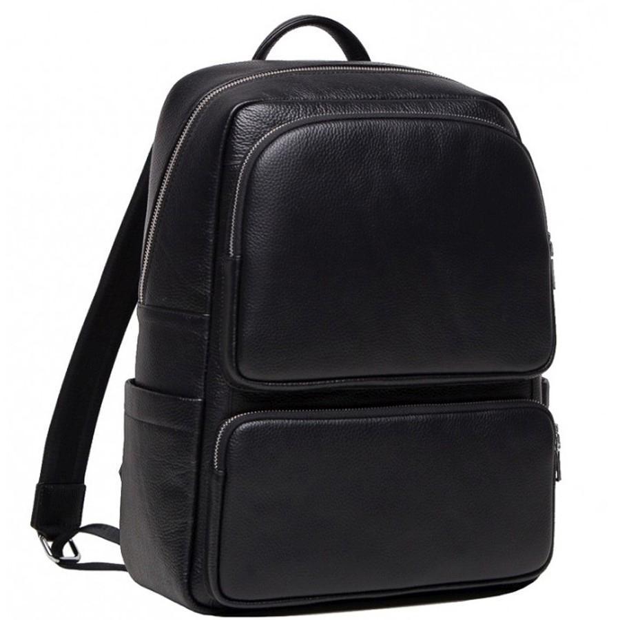 

Мужской кожаный рюкзак Tiding Bag 16008-NM 29 х 38 х 12 Черный