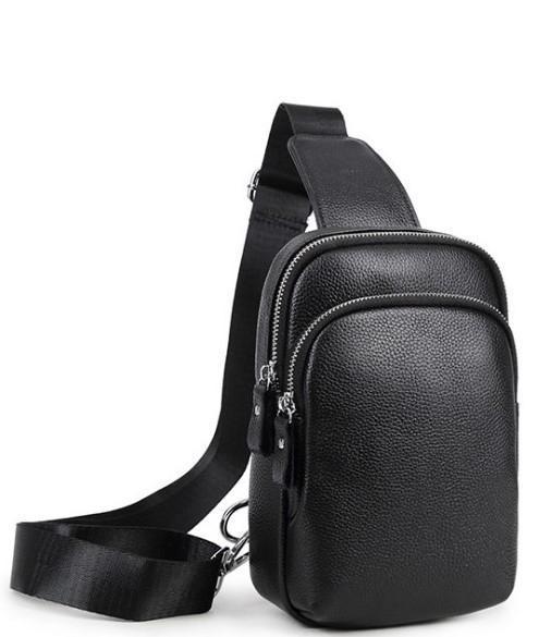 

Мужская кожаная сумка через плечо Tiding Bag 144543-NM 13,5 х 22 х 7,5 Черный