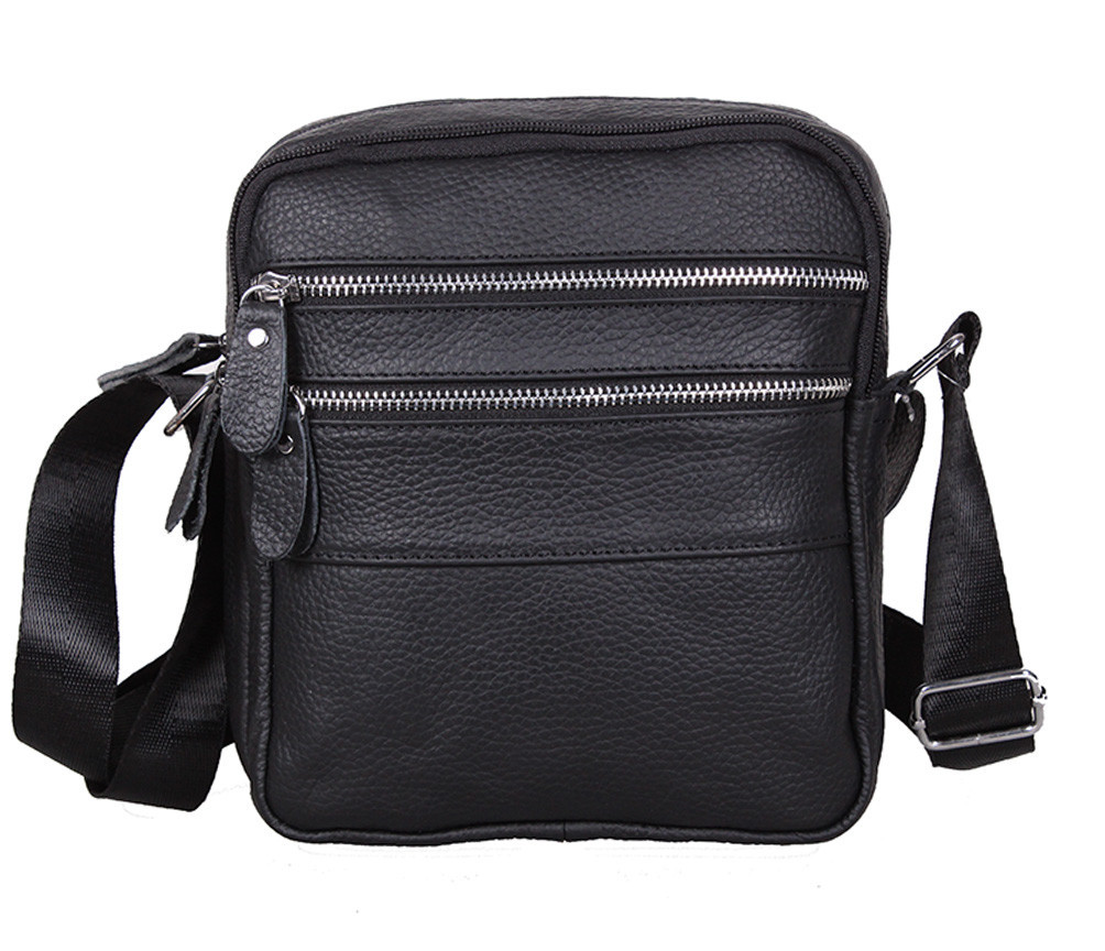 

Мужская кожаная сумка месенджер Tiding Bag 14252-NM 185 x 21 x 7-9 Черный