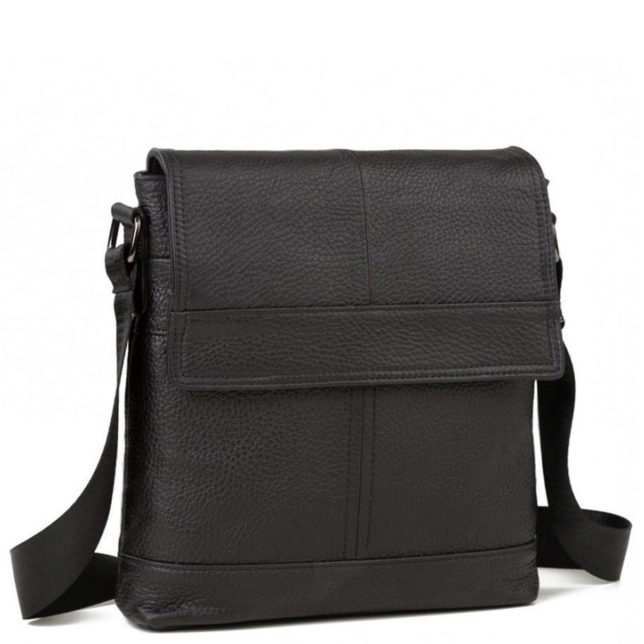 

Мужская кожаная сумка месенджер Tiding Bag 15741-NM 24 х 26 х 5 Черный