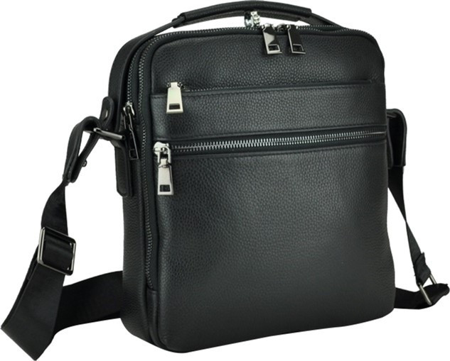 

Мужская кожаная сумка месенджер Tiding Bag 15021-NM 23 х 26 х 8 Черный