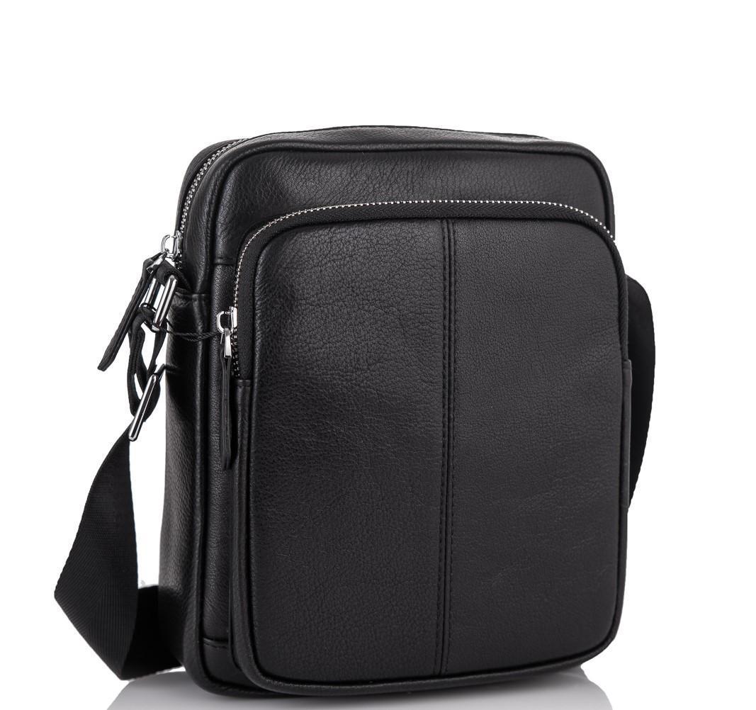 

Мужская кожаная сумка месенджер Tiding Bag 14396-NM 21 х 24 х 6 Черный