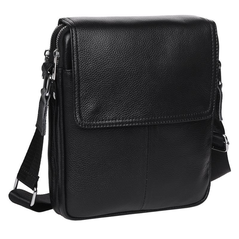 

Мужская кожаная сумка месенджер Keizer 13813-NM 21 x 27 x 4 cm Черный