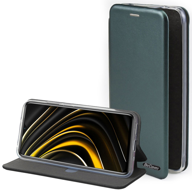 

Чехол-книжка BeCover Exclusive для Xiaomi Redmi 10 Dark Green