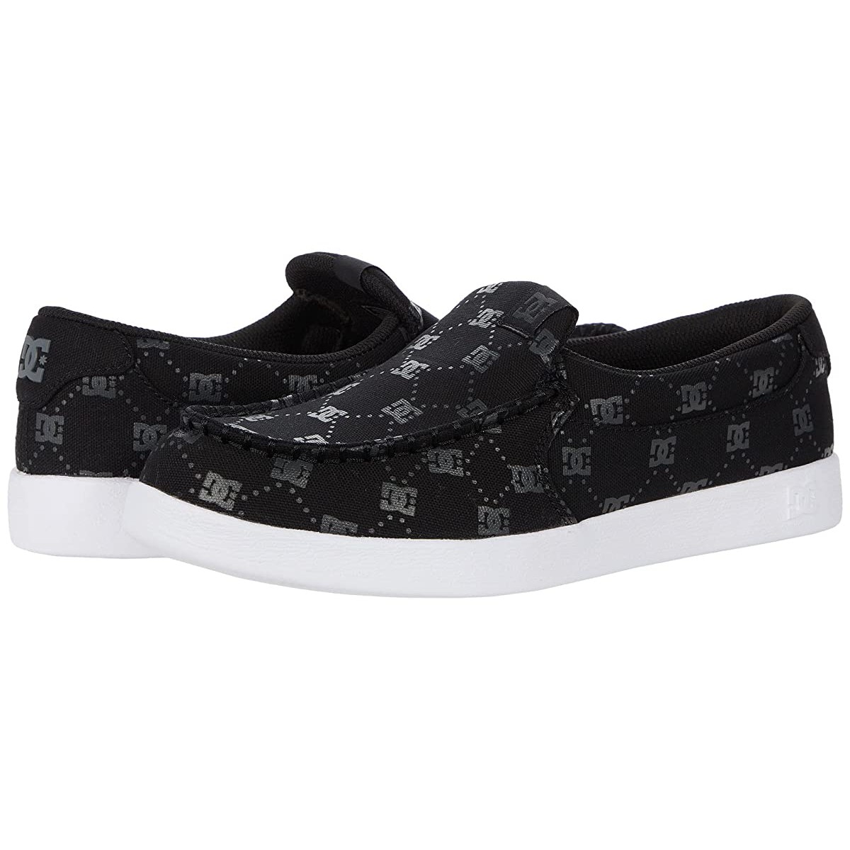 

Мокасины DC Scoundrel Slip-On Casual Skate Shoe Black/Dark Grey Print, 44.5 (290 мм)