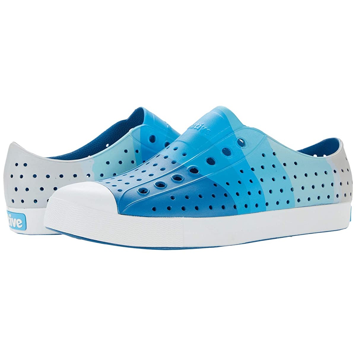 

Слипоны Native Jefferson Print Omura Blue/Shell White/Morning Tide, 46 (295 мм)