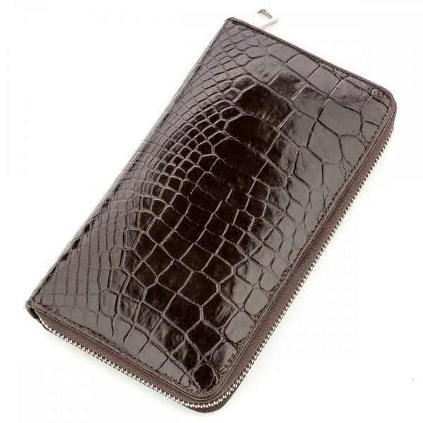 

Мужской клатч из кожи крокодила CROCODILE LEATHER 18527 Коричневый