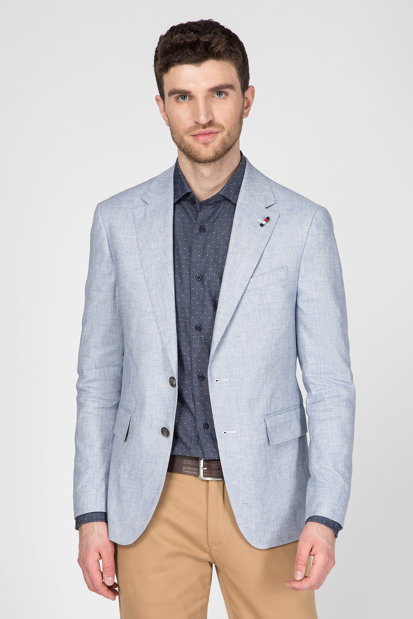 

Мужской голубой пиджак FLEX FKS LAPEL SLIM FIT Tommy Hilfiger 48 TT0TT07289