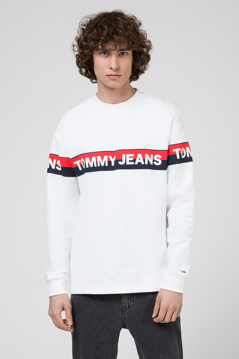 

Мужской белый свитшот TJM BAND LOGO Tommy Hilfiger L DM0DM07894