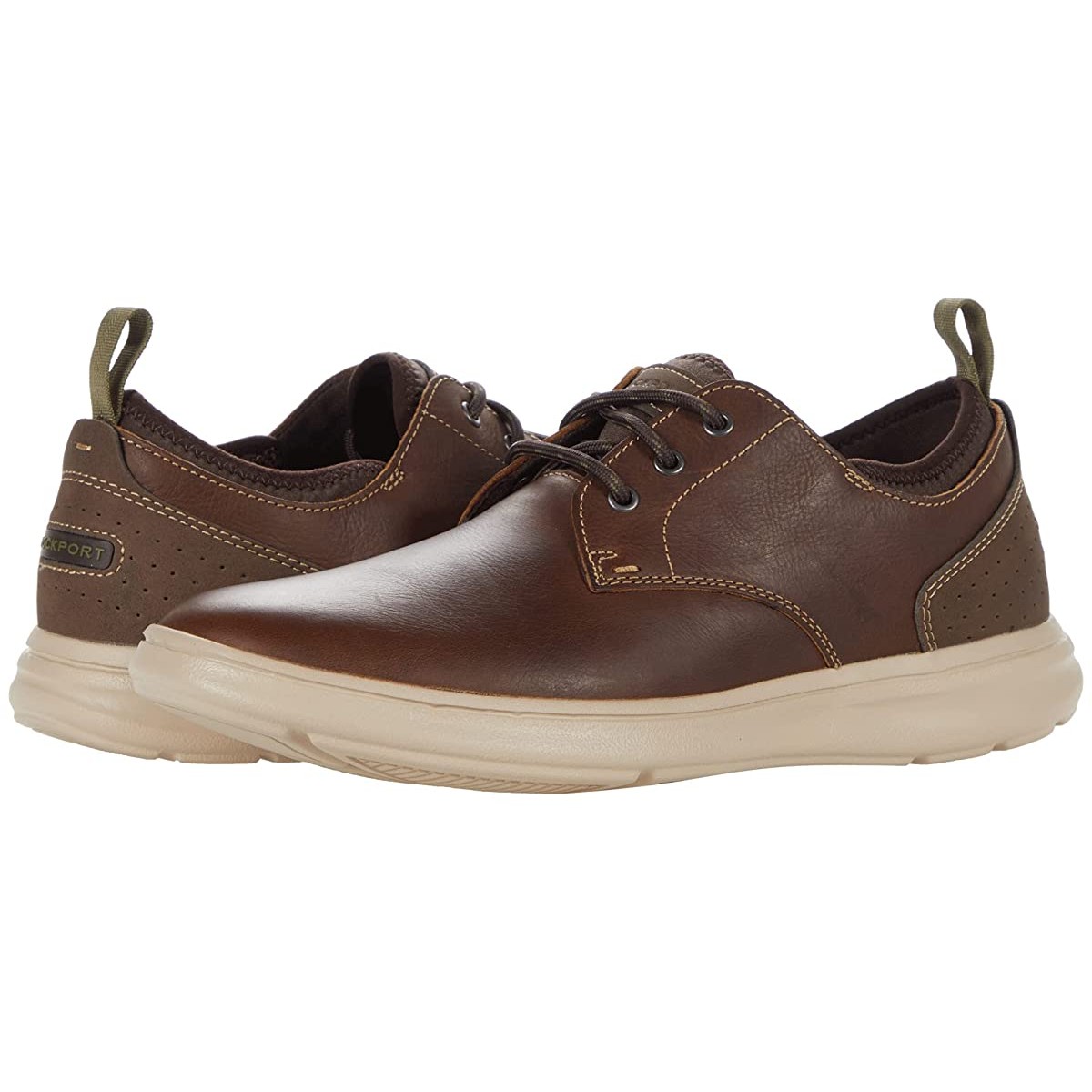 

Кроссовки Rockport Beckwith Plain Toe Oxford Sudan Brown, 40.5 (255 мм)