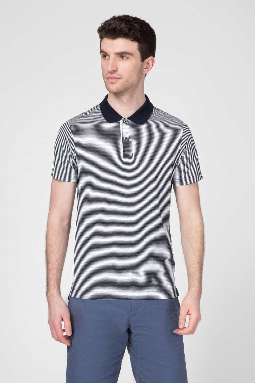 

Мужское синее поло в полоску CLASSIC STRIPE Tommy Hilfiger M TT0TT07186