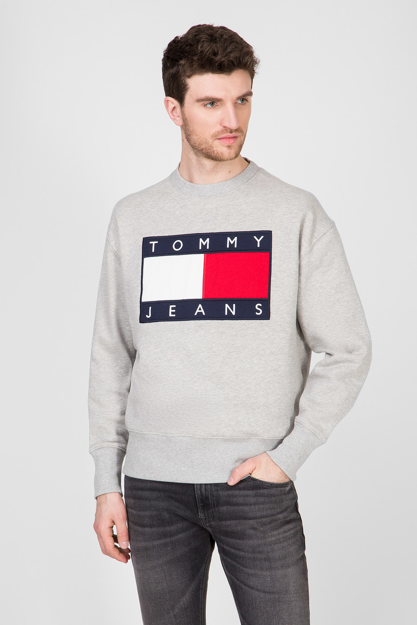 

Мужской серый свитшот TJM TOMMY FLAG CREW Tommy Hilfiger L DM0DM07201