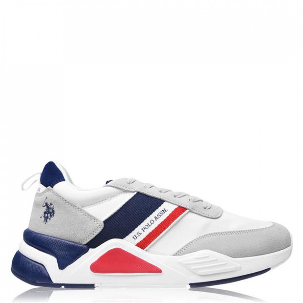 

Кроссовки US Polo Assn Low Top Trainers White OFF, 44 (290 мм)