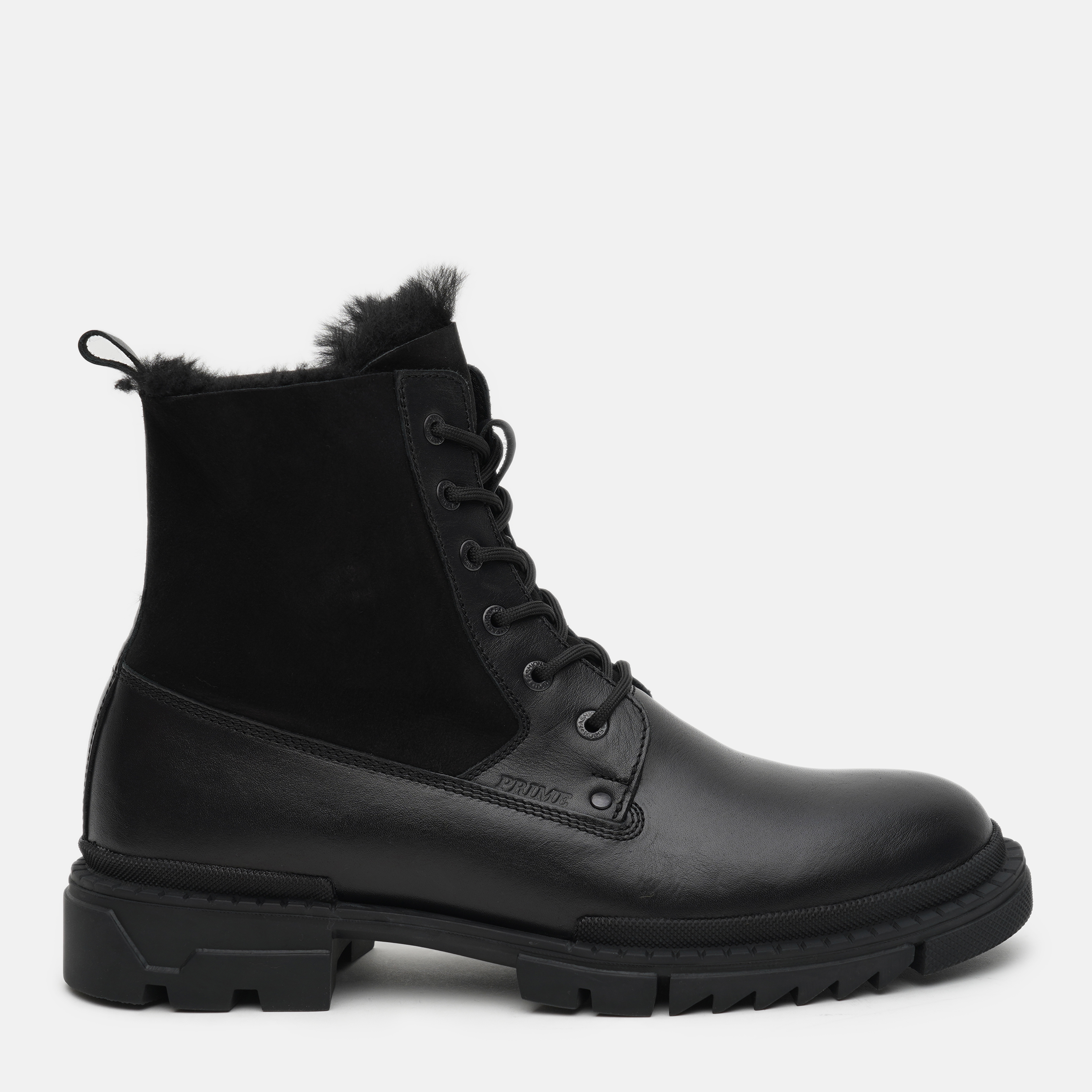 Акція на Чоловічі зимові черевики високі Prime Shoes 980 Black Leather 16-980-37110 42 28 см Чорні від Rozetka