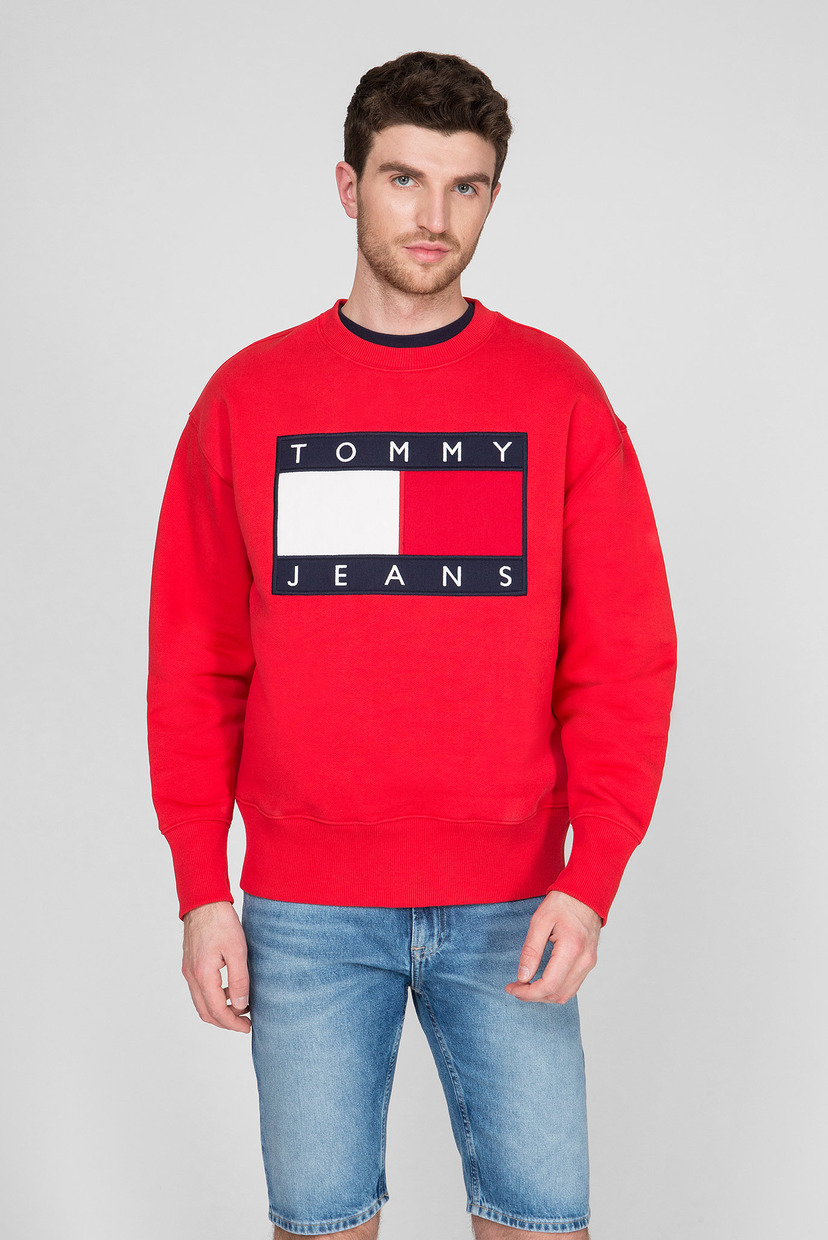 

Мужской красный свитшот TJM TOMMY FLAG CREW Tommy Hilfiger L DM0DM07201