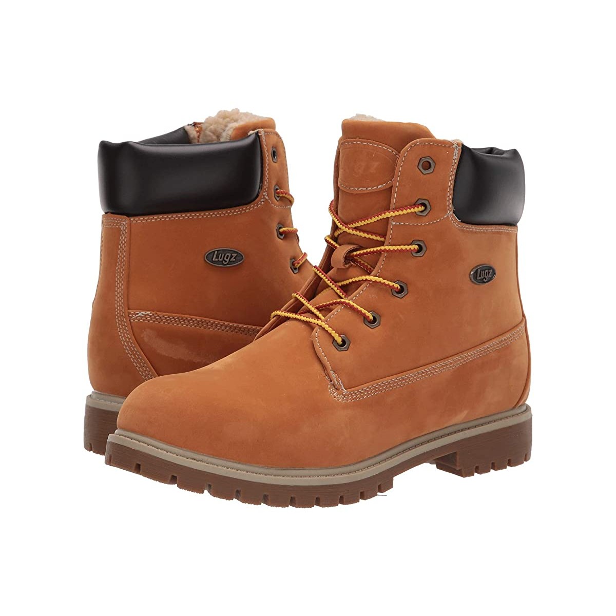 

Ботинки Lugz Rucker Hi Fleece Golden Wheat/Bark/Cream/Gum, 41.5 (265 мм)
