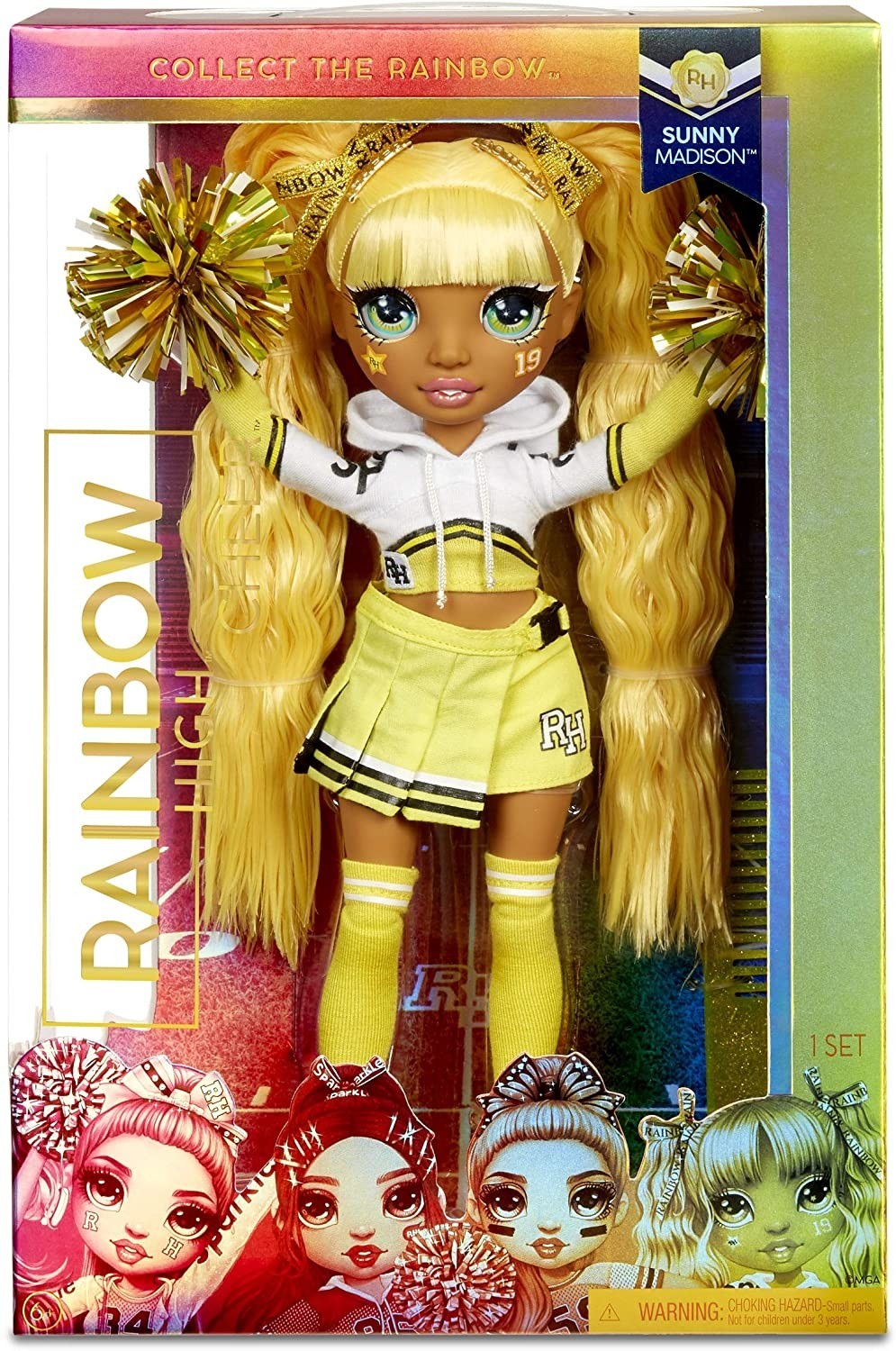 

Кукла RainRainbow High Cheer Sunny Madison Yellow Cheerleader