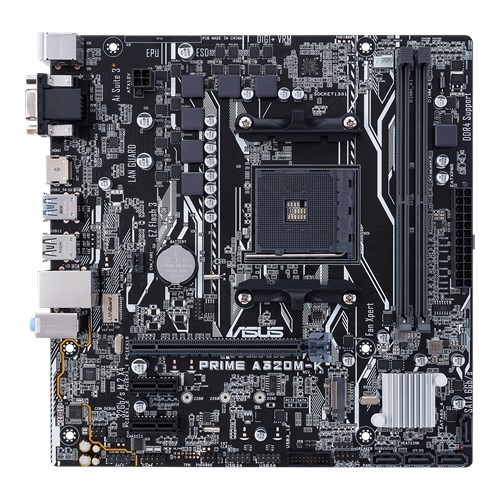 

Материнская плата ASUS PRIME A320M-K Socket AM4 (A320M-K) Б/У, без планки
