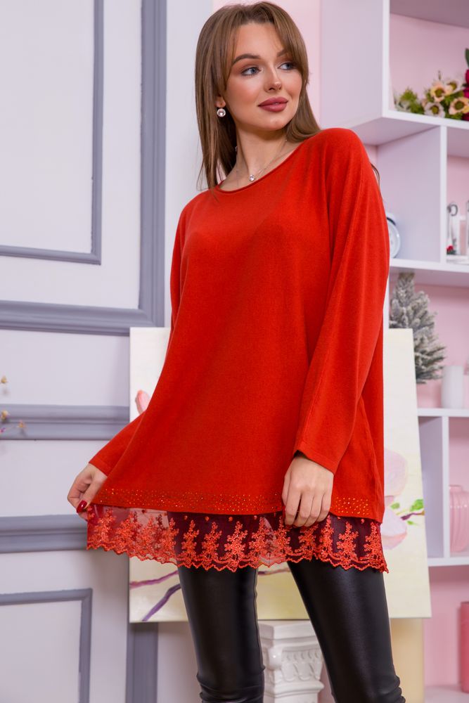 

Свитер AGER XXL-XXXL Терракотовый 131R5620