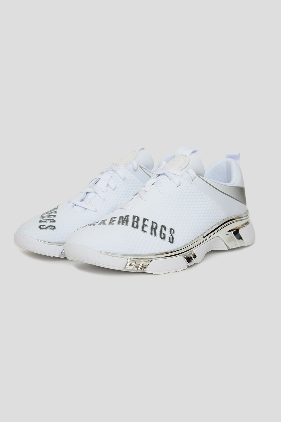 

Кроссовки Bikkembergs 42 белый B4BKM0047 WHITE-SILVE