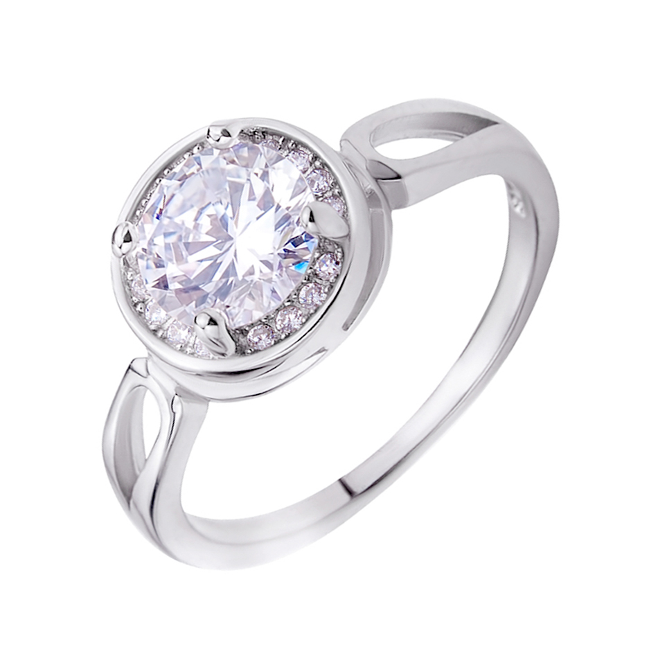 

Серебряное кольцо с фианитами 000106835 16 размера