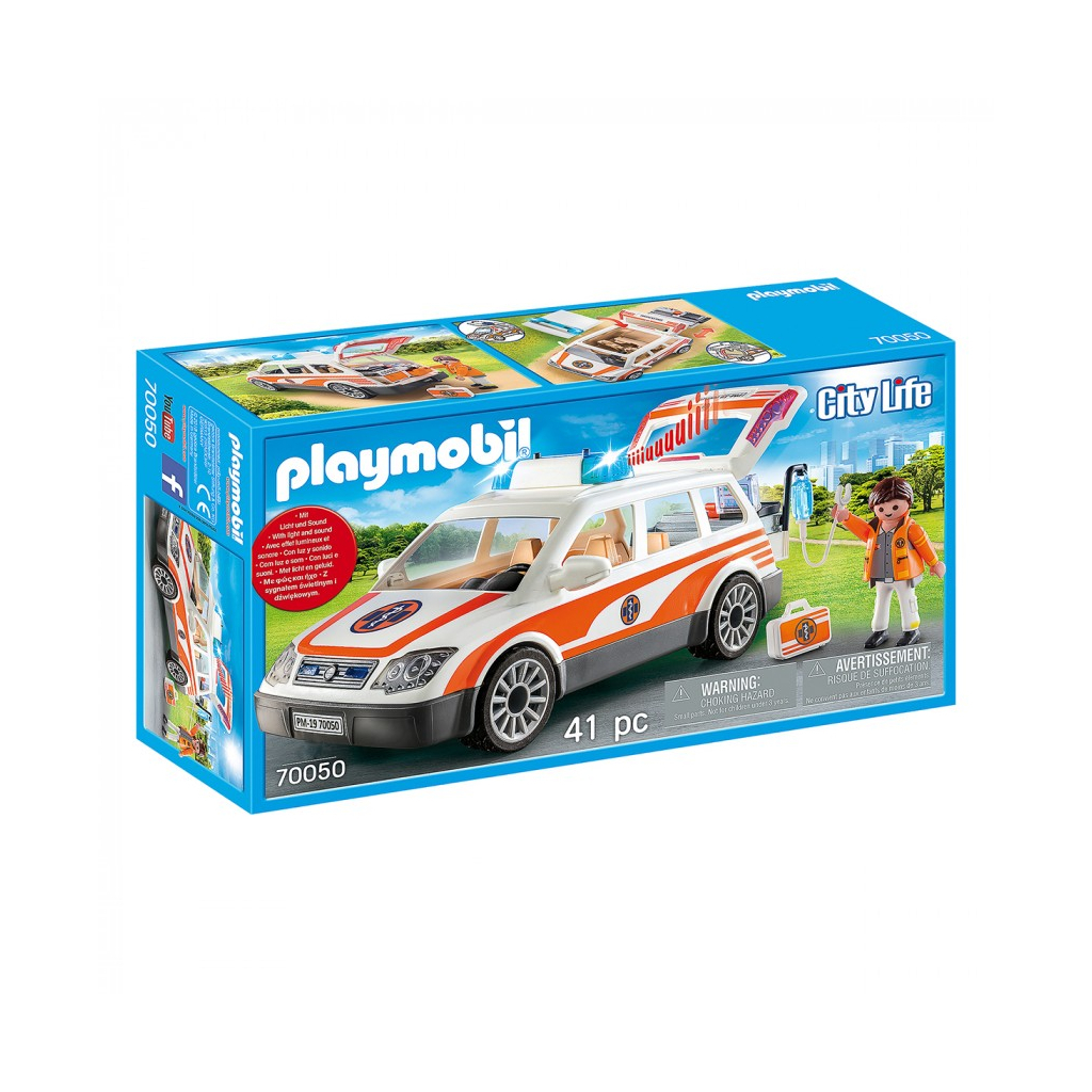 

Конструктор Playmobil Реанимобиль с сиреной (6336472)