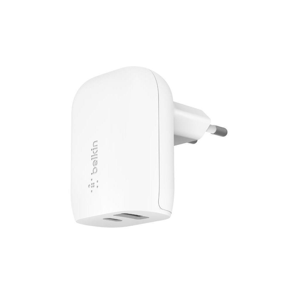 

Зарядное устройство Belkin Home Charger 32W DUAL (20W USB-C and 12W USB-A)