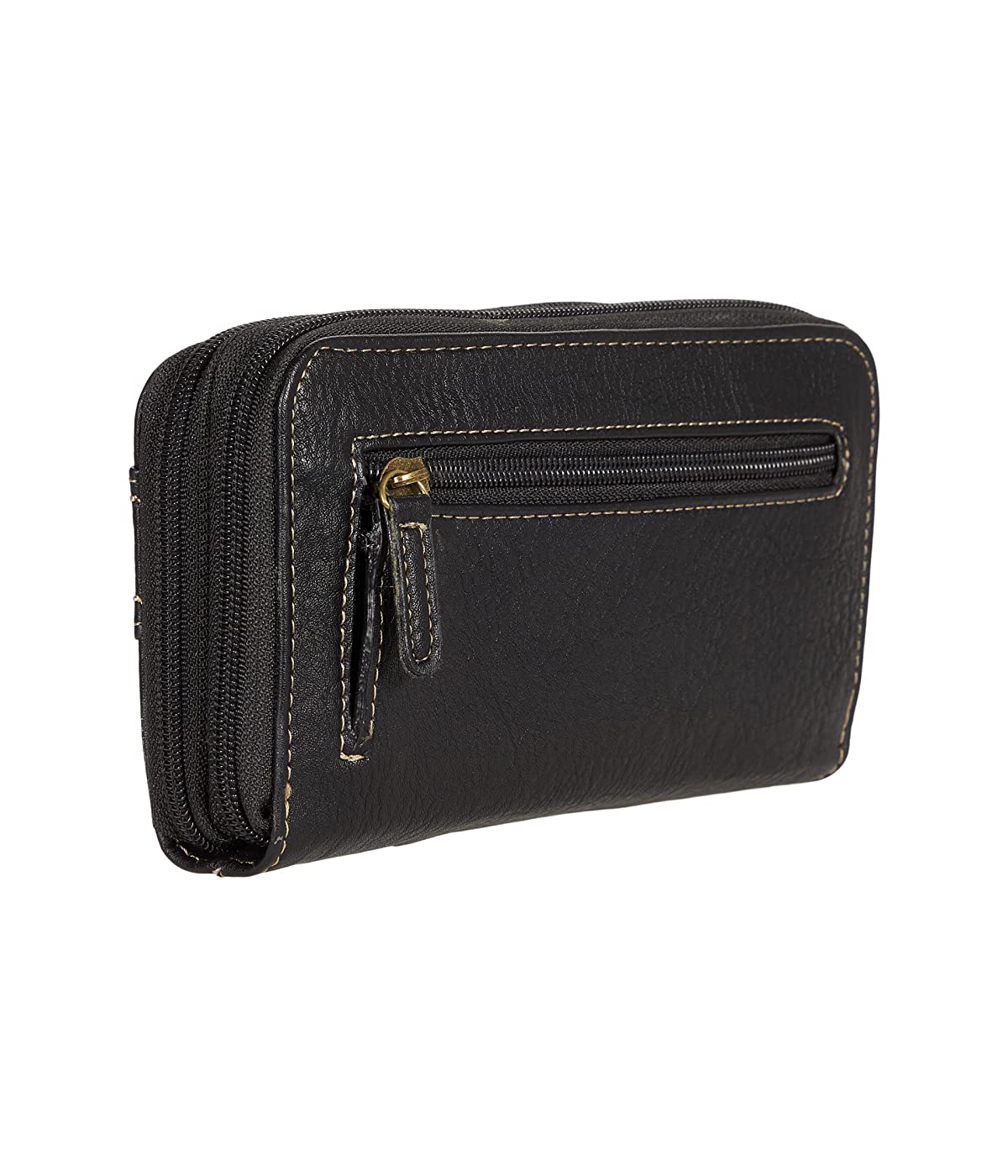 

Кошелек b.o.c. Barlow Double Zip Around Wallet Black, Универсальный