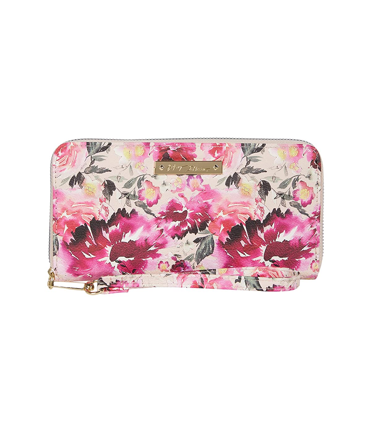 

Кошелек Betsey Johnson Ring Zip Around Wallet Ditsy Floral, Универсальный