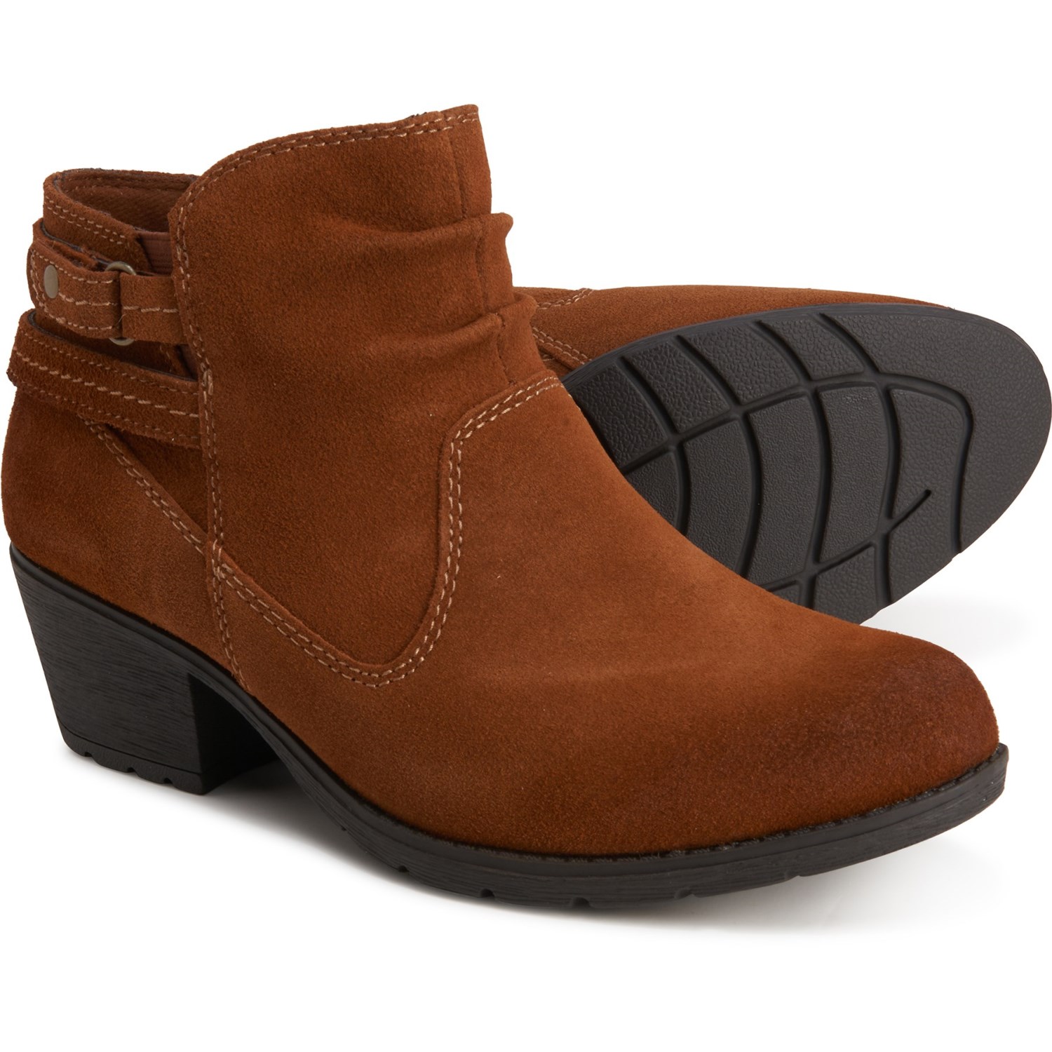 

Ботинки Earth Origins Oakland Alissa Ankle Booties - Suede Cognac, 39 (260 мм)