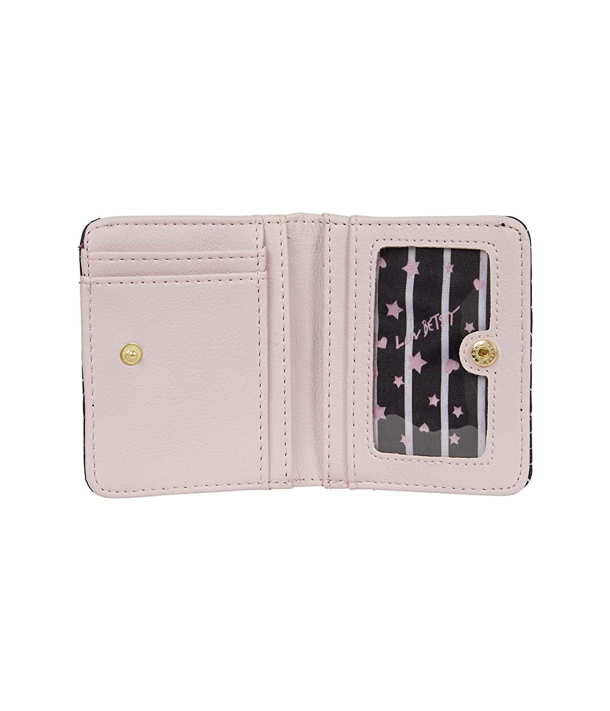 

Кошелек Luv Betsey Lbmoney Wallet Black Heart Quilt, Универсальный