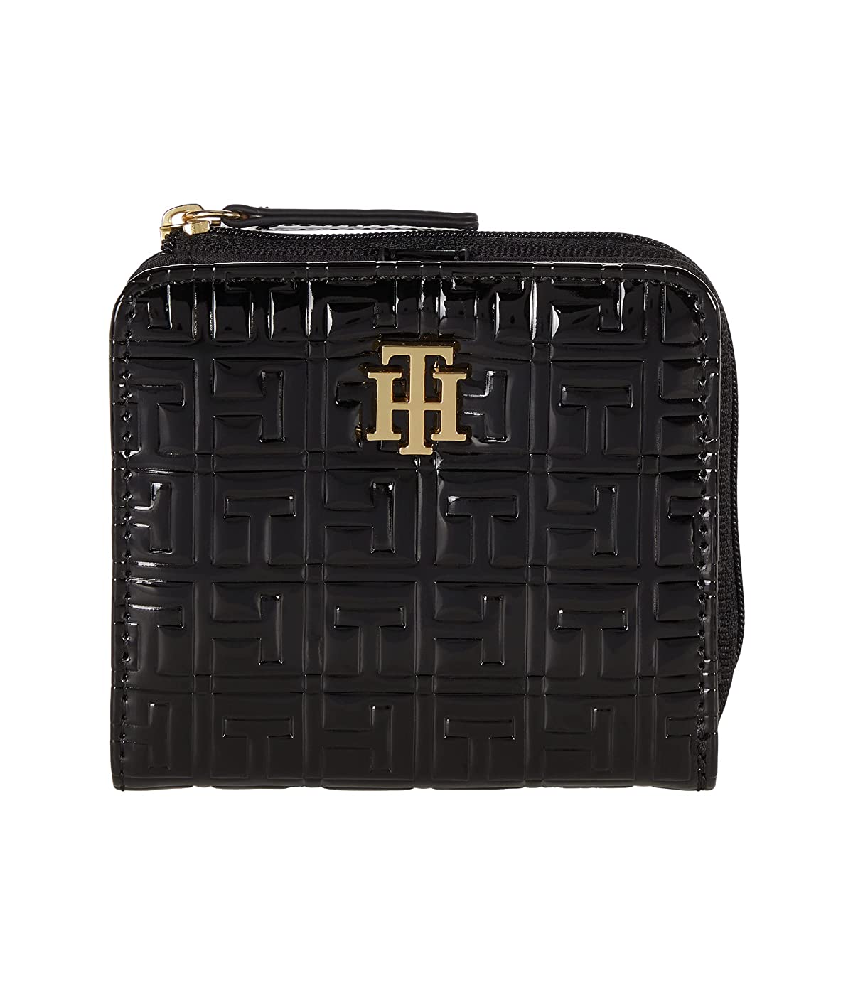 

Кошелек Tommy Hilfiger Boxed Set Medium Wallet Lanyard Debossed Patent PVC Black, Универсальный