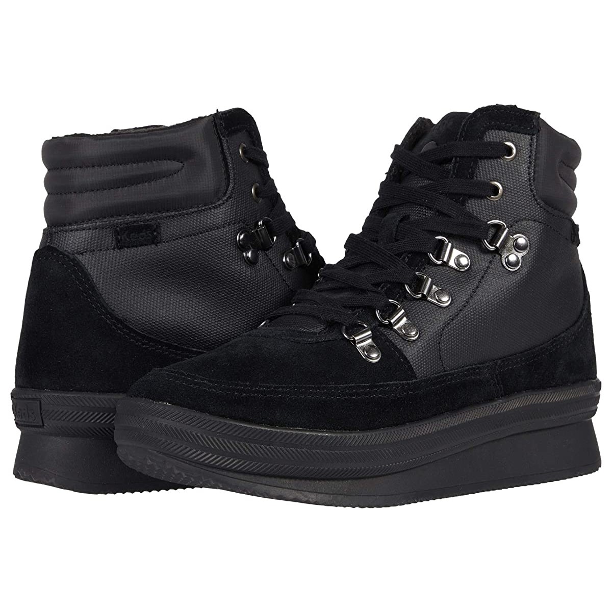 

Ботинки Keds Midland Boot Suede Splash Canvas WX Black/Black, 35.5 (225 мм)