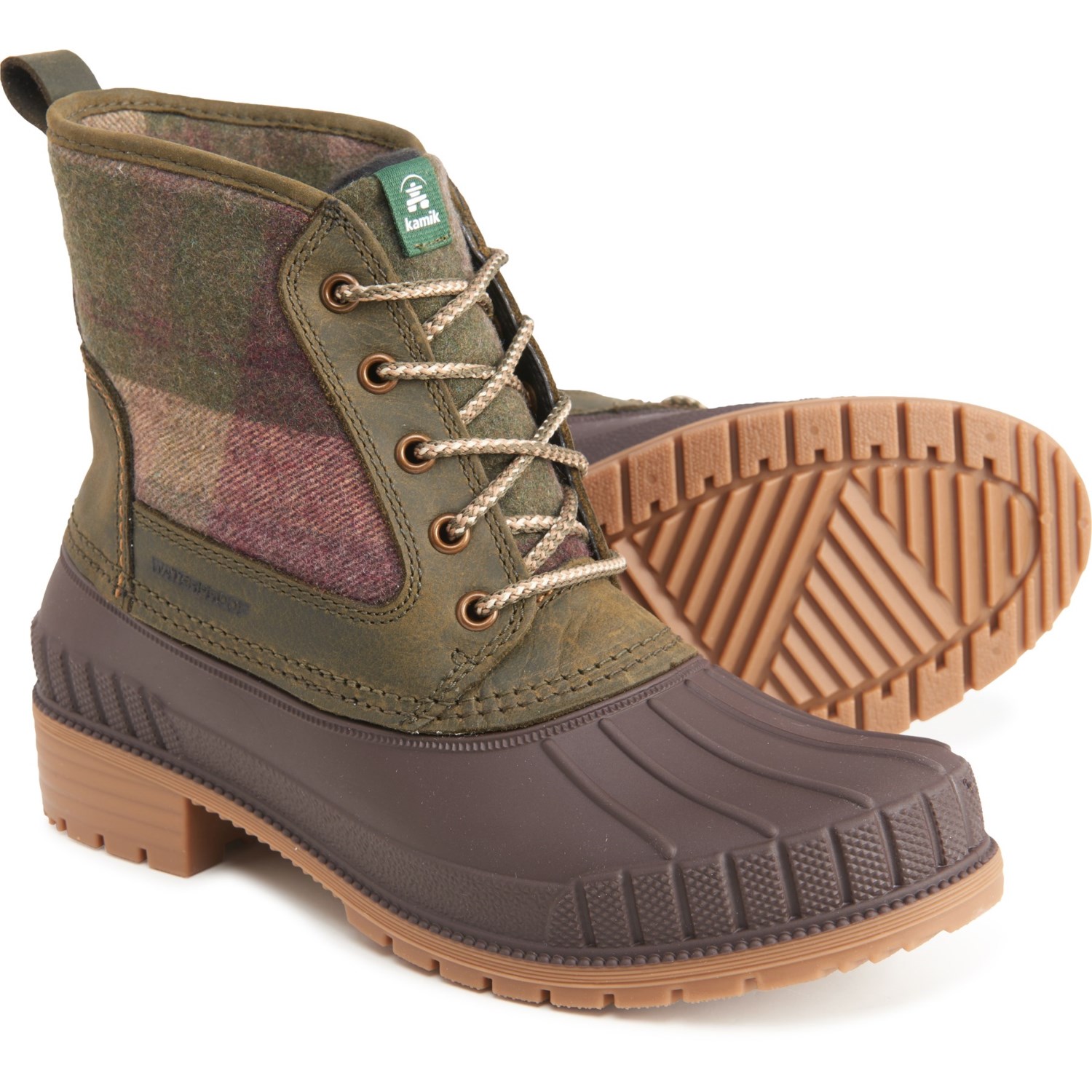 

Ботинки Kamik Sienna Mid Duck - Waterproof, Insulated Khaki, 37 (230 мм)