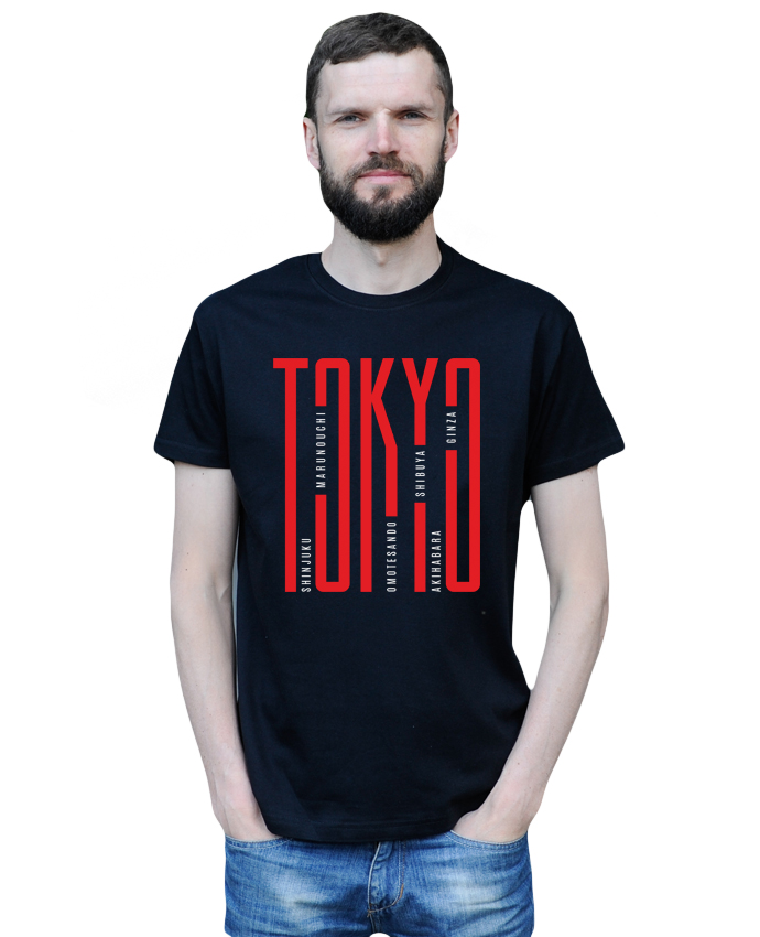 

Футболка Tokio чорна Standart  Vudvud, Футболка Tokio чорна Standart M Vudvud