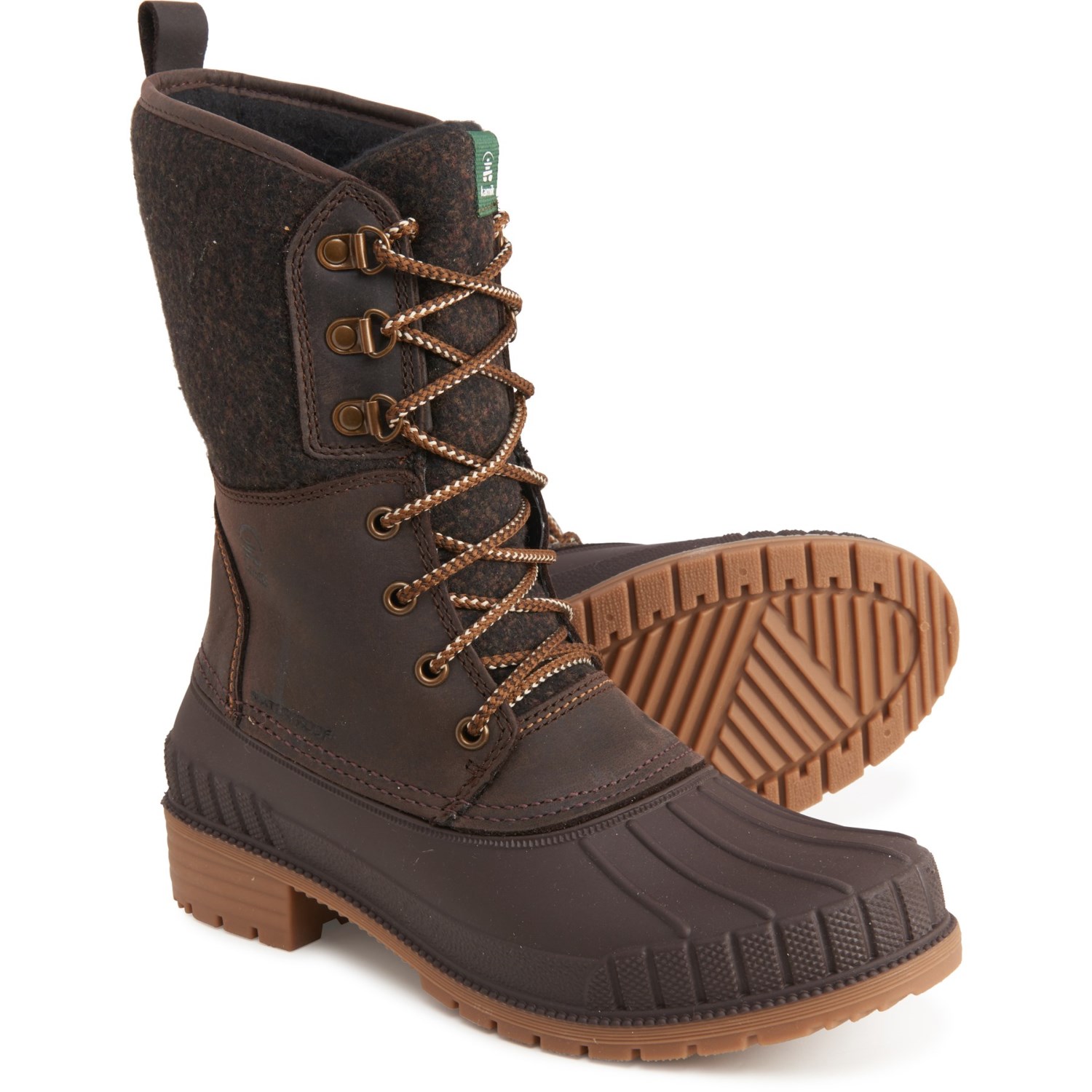

Ботинки Kamik Sienna 2 Thinsulate Pac - Waterproof, Insulated, Leather Dark Brown, 36 (220 мм)
