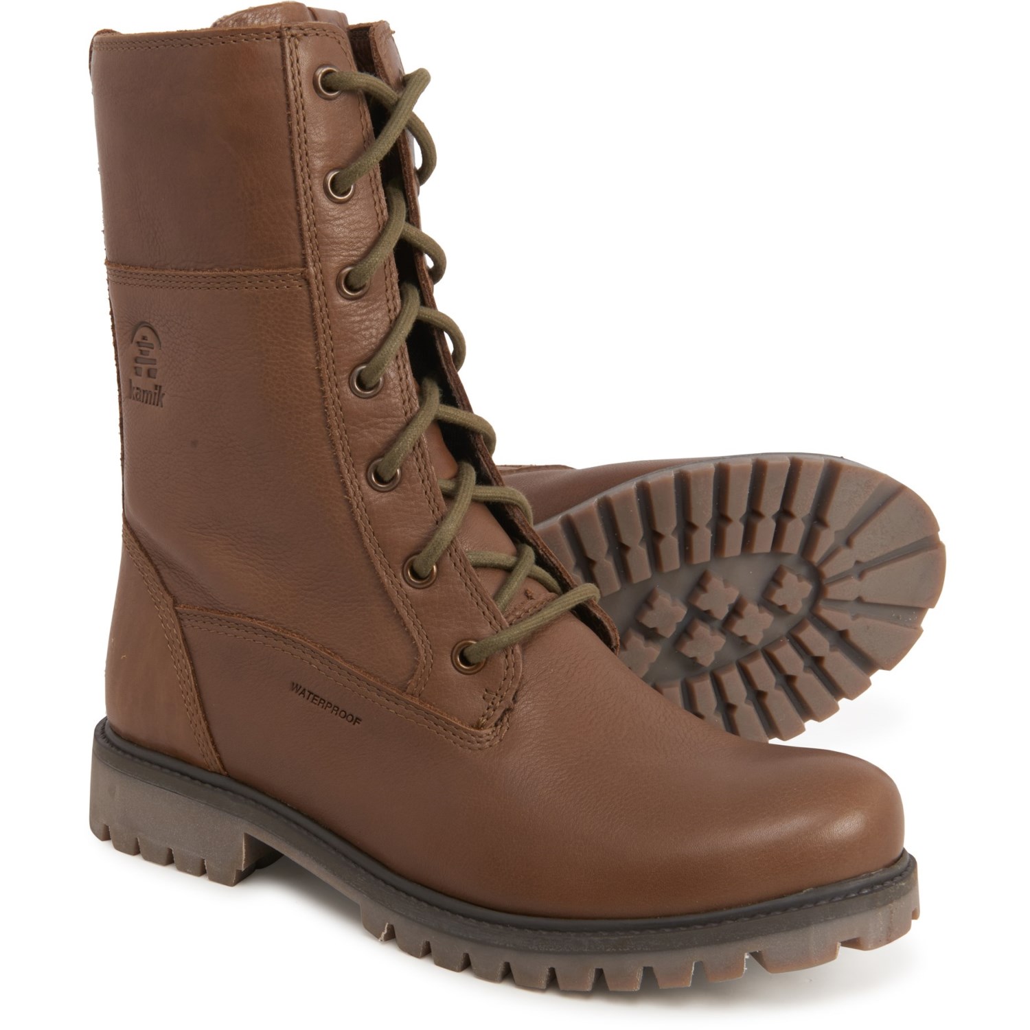 

Ботинки Kamik Autumn Winter - Waterproof, Leather Brown, 37 (230 мм)