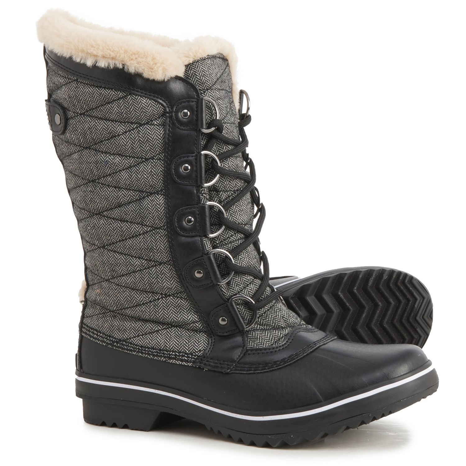 

Ботинки Jambu Chilly Mid Snow Black Herringbone, 36 (229 мм)