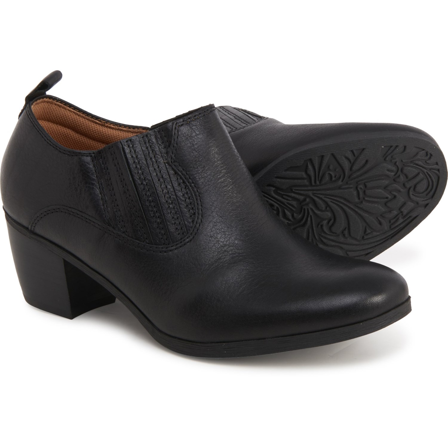 

Ботинки Comfortiva Arnette Ankle Booties - Leather Black, 37.5 (230 мм)