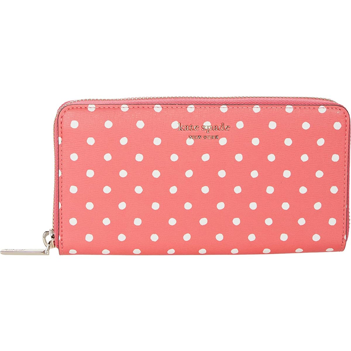 

Кошелек Kate Spade Spencer Dots Zip Around Continental Wallet Peach Melba Multi, Универсальный