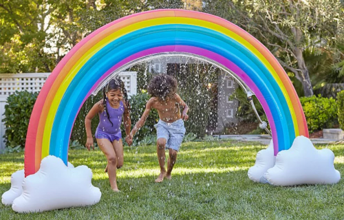 

Надувная радуга с капельным поливом Rainbow door Облака с радугой (Rainbow door-1902001)