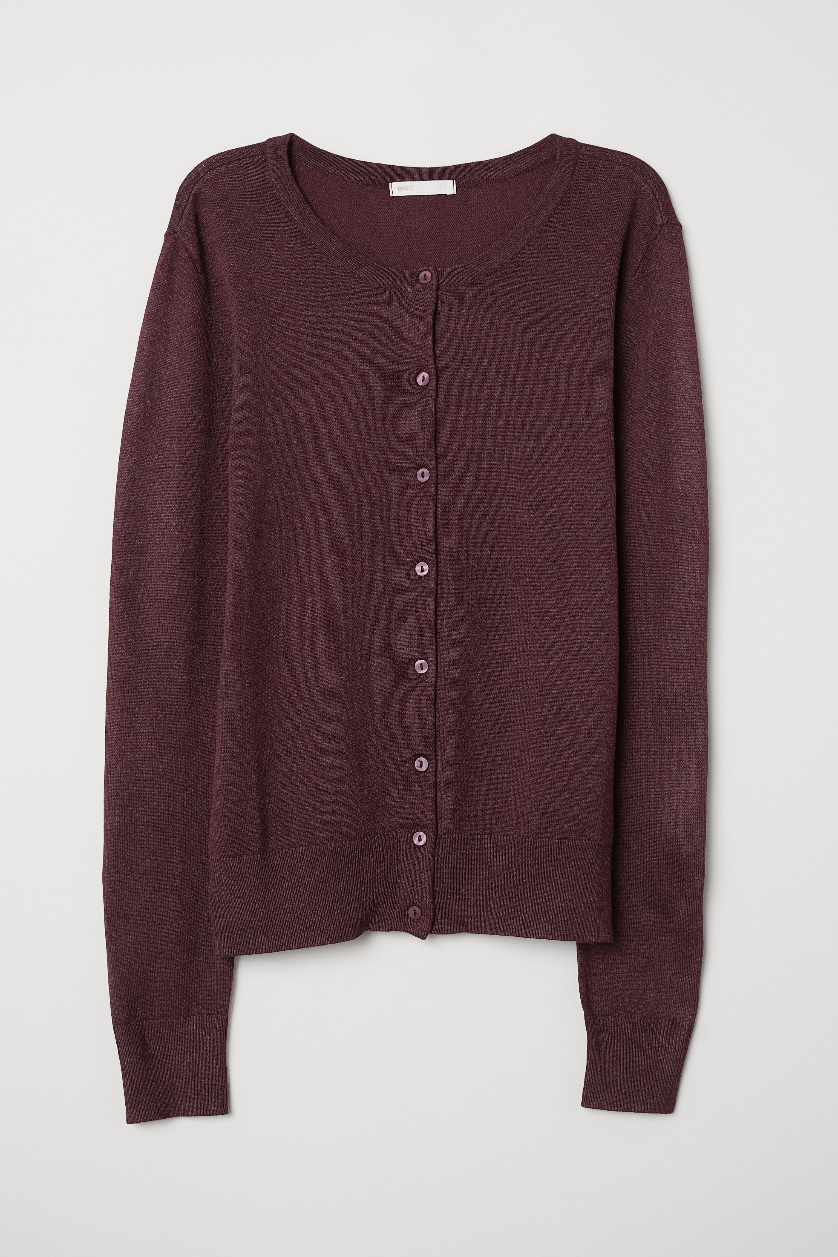

Кардиган H&M  бордовый 5795418, Кардиган H&M XS бордовый 5795418